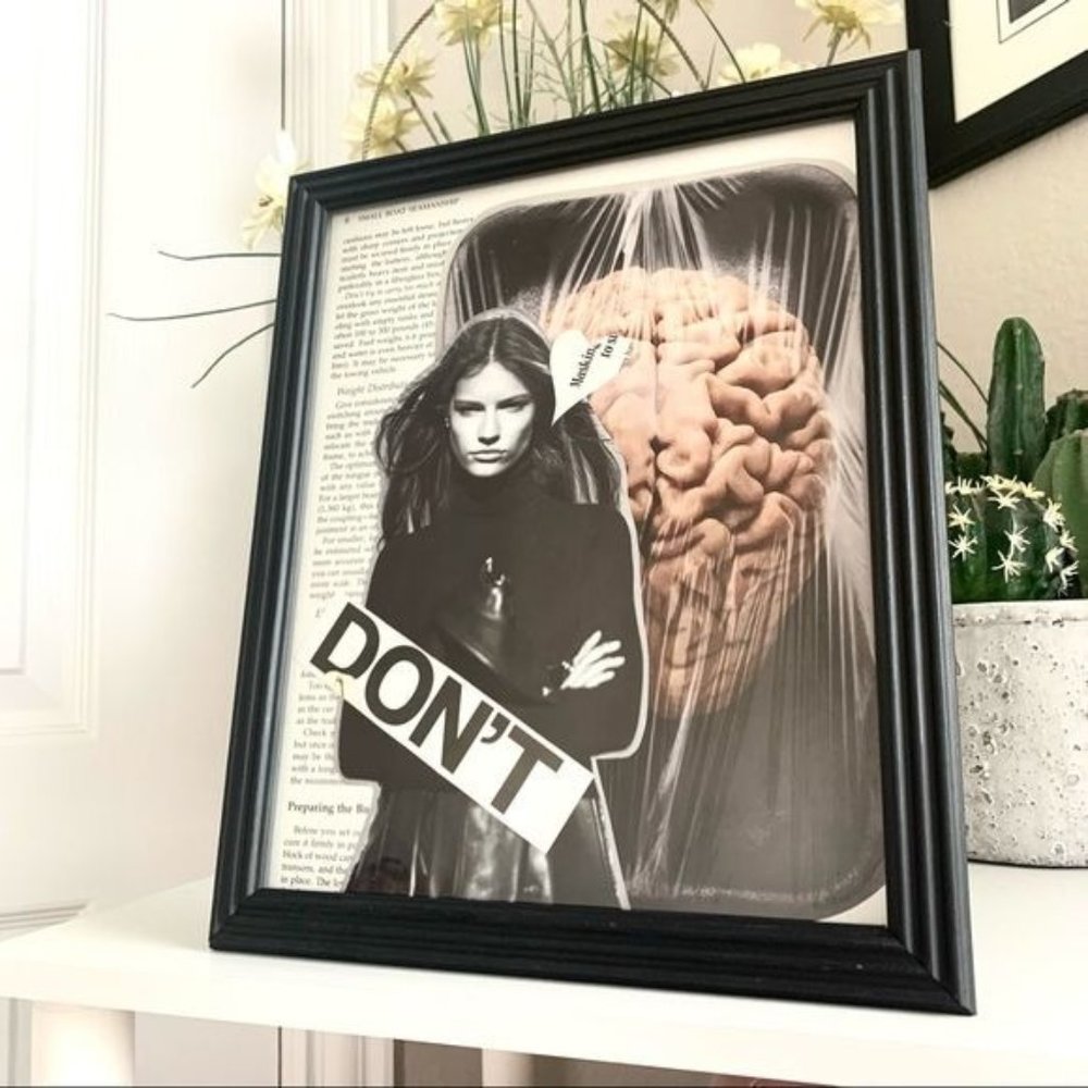 Odd One Attitude Handmade 8x10 Collage